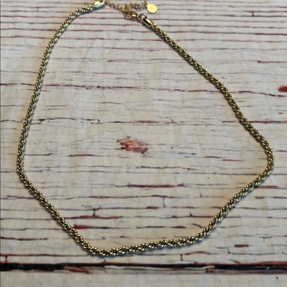 Gold Rope Chain Necklace - Picture 3 of 4